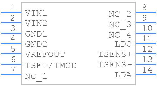 MLD203CHB - Thorlabs - PCB symbol