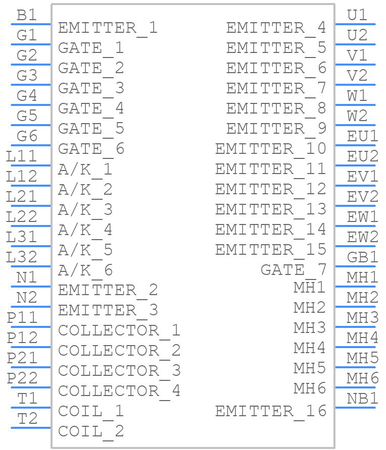 A2C25S12M3-F - STMicroelectronics - PCB symbol