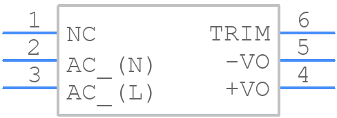 PSK-25W-48 - CUI Inc. - PCB symbol