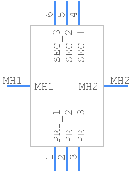 42TM017-RC - Xicon - PCB symbol