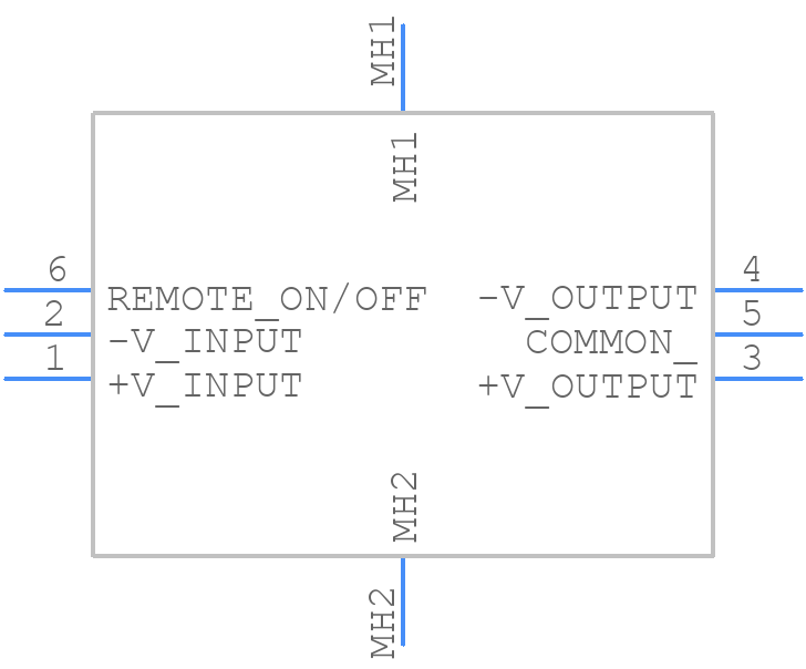 ECLB60W-24D12 - Cincon - PCB symbol