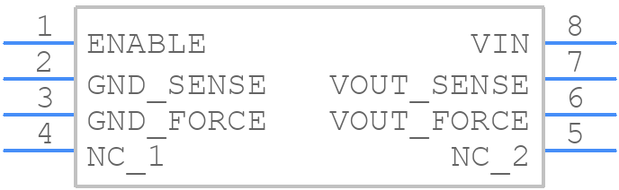 ADR3525WBRMZ-R7 - Analog Devices - PCB symbol