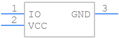 DS28E10R+T - Analog Devices - PCB symbol