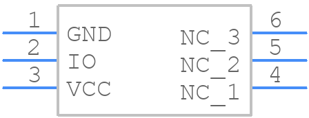 DS28E10P+ - Analog Devices - PCB symbol