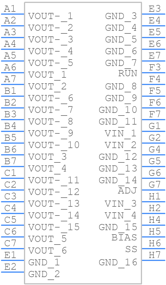LTM8047IY - Analog Devices - PCB symbol