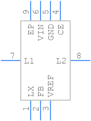 XCL304A052KR-G - Torex - PCB symbol
