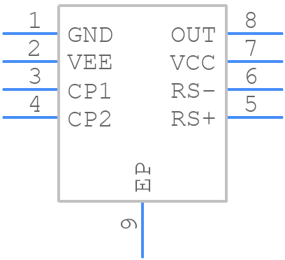 MAX9643TATA+ - Analog Devices - PCB symbol