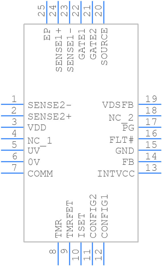 LTC4238HUFD#PBF - Analog Devices - PCB symbol