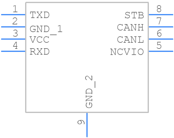 TCAN1044VDRBRQ1 - Texas Instruments - PCB symbol