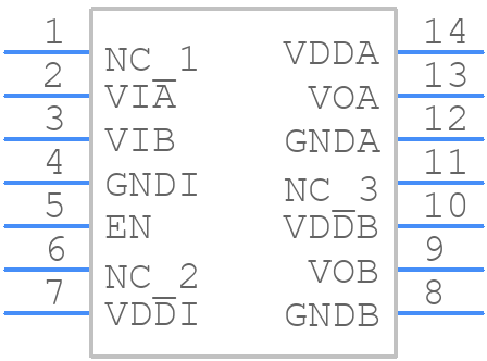 SI8273GAD-IM1 - Silicon Labs - PCB symbol