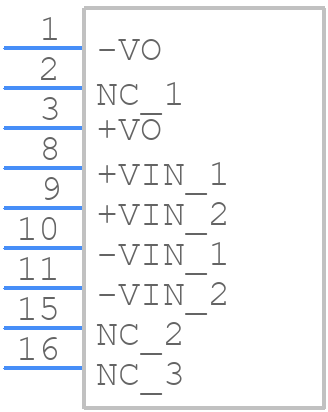 VLA106-15154 - ISAHAYA ELECTRONICS CORPORATION - PCB symbol