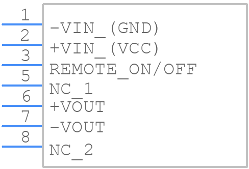 TMR 4-2412 - Traco Power - PCB symbol