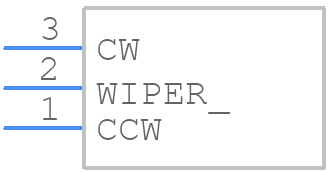 CT-9EW104 - Nidec Copal - PCB symbol