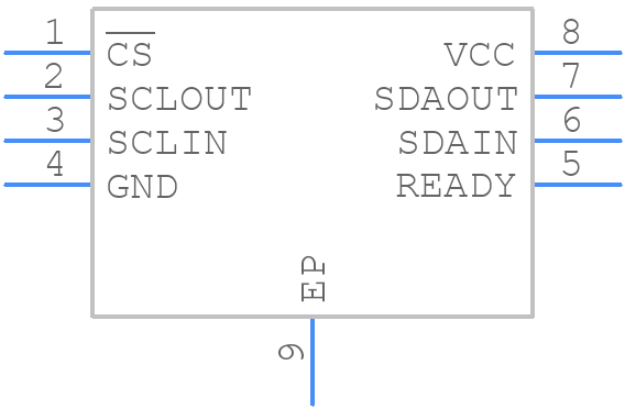 LTC4301LCDD#PBF - Analog Devices - PCB symbol
