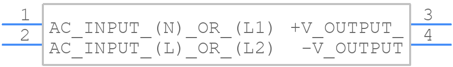 AME3-5SBJZ - aimtec - PCB symbol