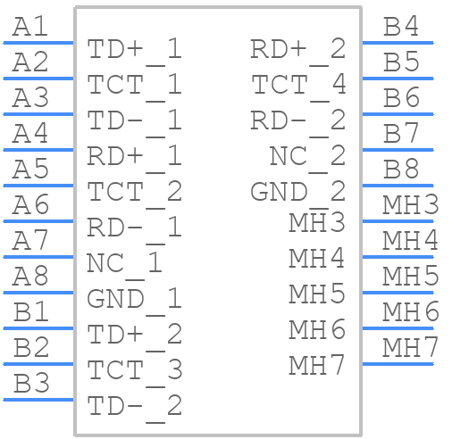 SI-30107-F - BelFuse - PCB symbol