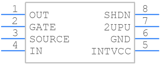 LTC4372CMS8#PBF - Analog Devices - PCB symbol