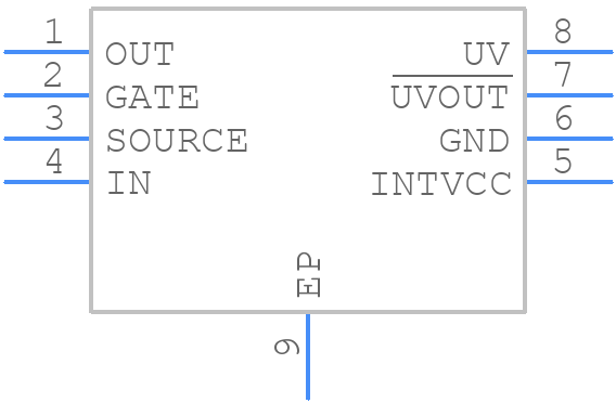 LTC4373HDD#PBF - Analog Devices - PCB symbol
