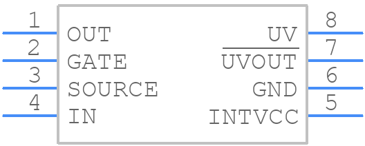 LTC4373HMS8#TRPBF - Analog Devices - PCB symbol