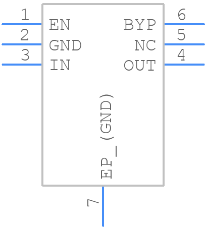 MIC5247-1.8YML TR - Microchip - PCB symbol