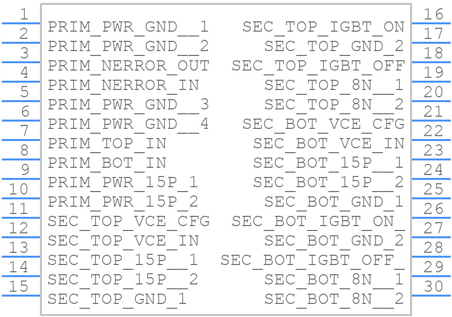 SKYPER32R - Semikron - PCB symbol