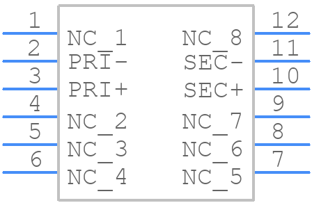Q4435-BL - COILCRAFT - PCB symbol
