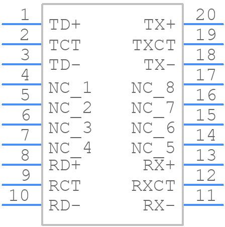 HM1331NL - Yageo Group - PCB symbol
