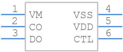 S-8261ABKMD-G3KT2G - ABLIC Inc. - PCB symbol