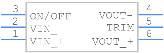 SHHD001A3B4Z - OmniOn Power - PCB symbol