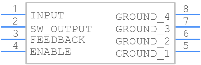 TS2596SCS33RL - TSC America Inc. - PCB symbol