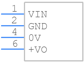 IB0505LS-1WR3 - Mornsun Power - PCB symbol