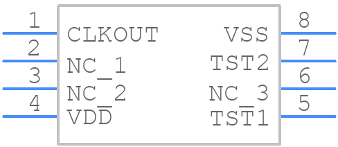 TM-2220-C7 - Micro Crystal AG - PCB symbol
