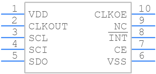 RV-2123-C2 - Micro Crystal AG - PCB symbol