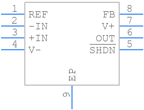 LT6552CDD#TRPBF - Analog Devices - PCB symbol