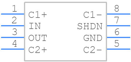 MAX619CSA+ - Analog Devices - PCB symbol
