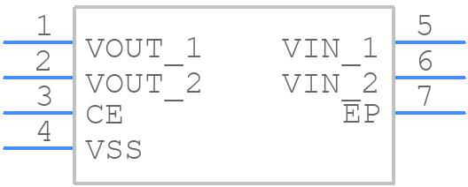 XC6220B361ER-G - Torex - PCB symbol