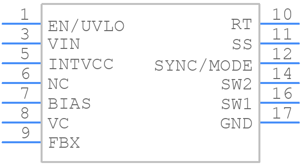 LT8365JMSE#PBF - Analog Devices - PCB symbol