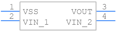 XC6203E302PR - Torex - PCB symbol