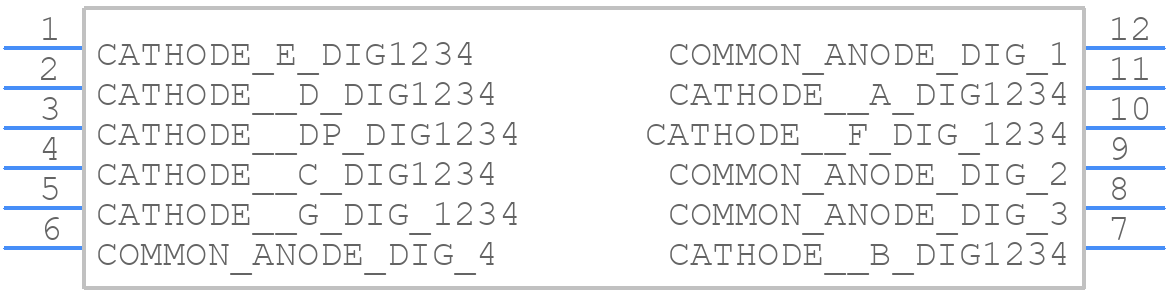 CA56-12SRWA - Kingbright - PCB symbol
