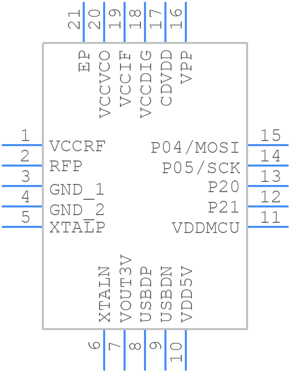 BK2451D - Beken - PCB symbol