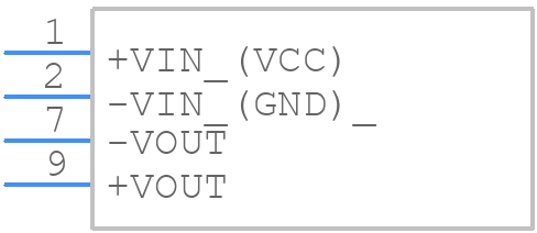 TRV 1-1513M - Traco Power - PCB symbol