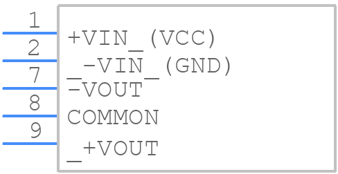 TRV 1-1521M - Traco Power - PCB symbol