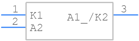 ESDA041-2W3Y - STMicroelectronics - PCB symbol