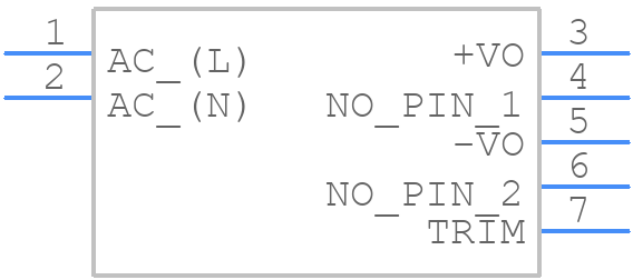 LH40-10B05 - Mornsun Power - PCB symbol