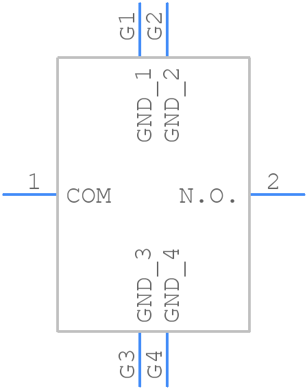 PTS820J15KPSMTRLFS - C & K COMPONENTS - PCB symbol