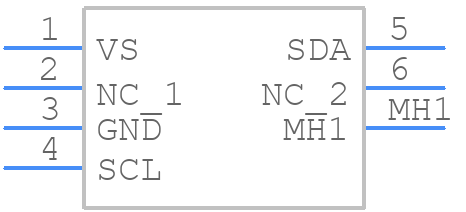 FMAMSDXX005WC2C3 - Honeywell - PCB symbol