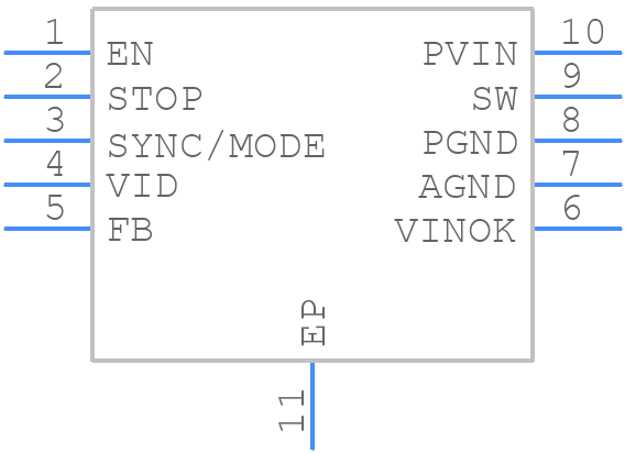 ADP5302ACPZ-2-R7 - Analog Devices - PCB symbol