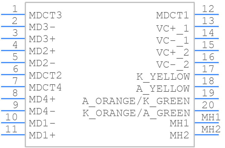 LPJK6064AONL - LINK-PP - PCB symbol