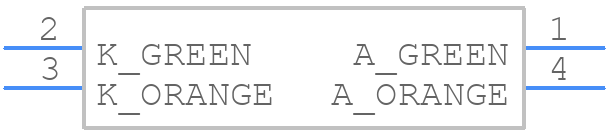 APHBM2012CGKSEKC - Kingbright - PCB symbol