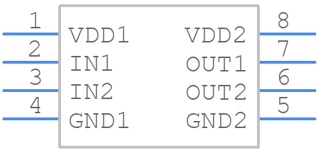 HCPL-0930 - Avago Technologies - PCB symbol